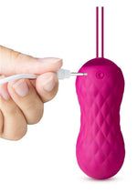 Load image into Gallery viewer, Lush Carina Rechargeable Silicone Vibrating Egg - Velvet
