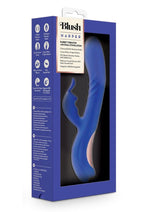 Load image into Gallery viewer, Blush Collection Harper Rechargeable Silicone Rabbit Vibrator - Blue/Midnight Blue
