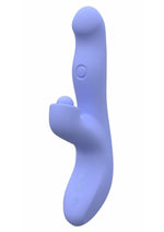 Load image into Gallery viewer, Blush Collection Simone Rechargeable Silicone Tapping Rabbit Vibrator
