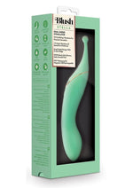 Load image into Gallery viewer, Blush Collection Stella Rechargeable Silicone Dual End Vibrator - Green