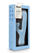 Load image into Gallery viewer, Blush Devin Rechargeable Silicone Rabbit Vibrator - Blue