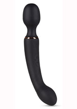 Load image into Gallery viewer, Lush Gia Rechargeable Silicone Massage Wand - Black