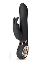 Load image into Gallery viewer, Lush Victoria Rechargeable Silicone Rabbit Vibrator - Black
