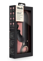 Load image into Gallery viewer, Lush Victoria Rechargeable Silicone Rabbit Vibrator - Black
