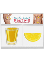 Load image into Gallery viewer, Body Shot Pasties - Gold/White