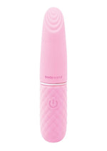 Load image into Gallery viewer, Bodywand Cuties Lipstick Rechargeable Silicone Bullet - Pink
