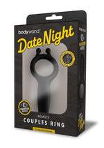 Load image into Gallery viewer, Bodywand Date Night Rechargeable Silicone Vibrating Cock Ring with Remote Control - Black
