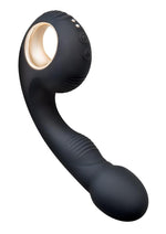 Load image into Gallery viewer, Bodywand G-Play Ergonomic Rechargeable Silicone Dual Motor Squirt Trainer Vibrator with Clitoral Stimulator
