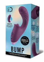 Load image into Gallery viewer, Bodywand I.d. Bump Rechargeable Silicone Dual Stimulating Vibrator - Wine