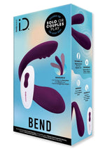 Load image into Gallery viewer, Bodywand Id Bend Rechargeable Silicone Clitoral Stimulator with Remote - Purple
