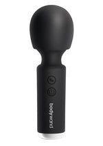 Load image into Gallery viewer, Bodywand Power Wand Rechargeable Silicone Wand Massager - Black - 4.5in