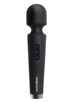 Load image into Gallery viewer, Bodywand Power Wand Rechargeable Silicone Wand Massager - Black - 8in
