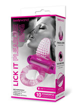 Load image into Gallery viewer, Bodywand Rechargeable Lick It Pleasure Ring - Pink
