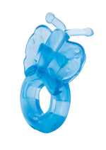 Load image into Gallery viewer, Bodywand Rechargeable Silicone Butterfly Ring - Blue