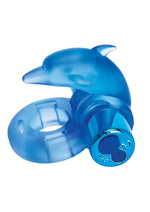 Load image into Gallery viewer, Bodywand Rechargeable Silicone Dancing Dolphin Ring - Blue
