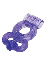 Load image into Gallery viewer, Bodywand Rechargeable Silicone Duo Ring - Purple