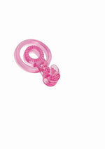 Load image into Gallery viewer, Bodywand Rechargeable Silicone Duo Ring with Clit Tickler - Pink
