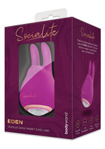 Load image into Gallery viewer, Bodywand Socialite Eden Rechargeable Silicone Clit Stimulator - Gold/Purple