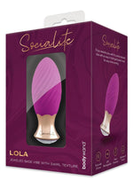Load image into Gallery viewer, Bodywand Socialite Lola Jeweled Base Vibe with Swirl Texture