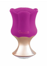 Load image into Gallery viewer, Bodywand Socialite Octan Rechargeable Silicone Massager - Gold/Purple