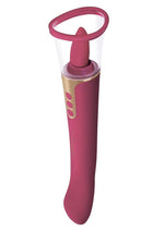 Load image into Gallery viewer, Bodywand Socialite Provacateur Rechargeable Silicone Double End Lingus Vibrator - Pink