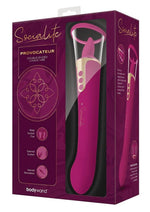 Load image into Gallery viewer, Bodywand Socialite Provacateur Rechargeable Silicone Double End Lingus Vibrator - Pink