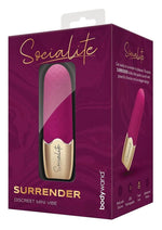 Load image into Gallery viewer, Bodywand Socialite Surrender Rechargeable Silicone Mini Vibe - Pink