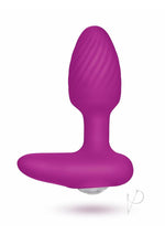 Load image into Gallery viewer, Bodywand Socialite Swag Rechargeable Silicone P-Spot Vibrator - Gold/Purple