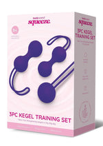 Load image into Gallery viewer, Bodywand Squeeze 3pc Kegel Training Set 37-65g - Purple