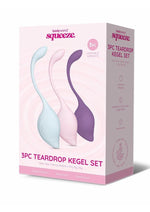 Load image into Gallery viewer, Bodywand Squeeze Teardrop Silicone Kegal Set 37-115g - 3 Piece