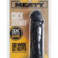 Boneyard Meaty 3x Stretch Silicone Penis Extender - Black - 6.5in