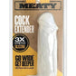 Boneyard Meaty 3x Stretch Silicone Penis Extender - Clear - 6.5in