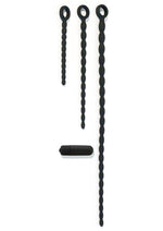 Load image into Gallery viewer, Boneyard Silicone Urethra Trainer Kit with Bullet - Black - 3 Per Set