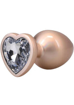 Load image into Gallery viewer, Booty Bling Heart Diamond Jeweled Wearable Metal Plug
