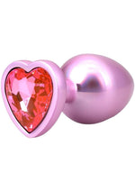Load image into Gallery viewer, Booty Bling Heart Diamond Jeweled Wearable Metal Plug
