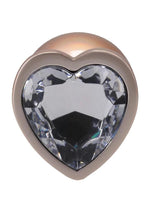 Load image into Gallery viewer, Booty Bling Heart Diamond Jeweled Wearable Metal Plug
