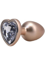 Load image into Gallery viewer, Booty Bling Heart Diamond Jeweled Wearable Metal Plug
