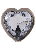 Load image into Gallery viewer, Booty Bling Heart Diamond Jeweled Wearable Metal Plug
