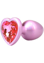Load image into Gallery viewer, Booty Bling Heart Diamond Jeweled Wearable Metal Plug

