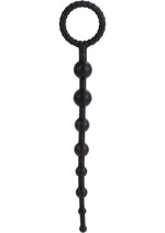 Load image into Gallery viewer, Booty Call X-10 Silicone Anal Beads - Black
