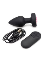Load image into Gallery viewer, Booty Sparks 28x Rechargeable Silicone Vibrating Gem Anal Plug with Remote Control