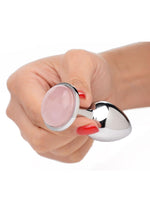 Load image into Gallery viewer, Booty Sparks Gemstones Rose Quartz Anal Plug