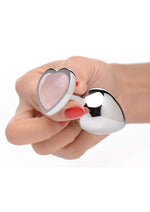 Load image into Gallery viewer, Booty Sparks Gemstones Rose Quartz Heart Anal Plug