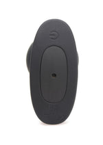 Load image into Gallery viewer, Booty Sparks Laser Heart Rechargeable Silicone Anal Plug with Remote Control - Large - Black with Red Lights