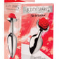 Booty Sparks Rose Anal Plug - Metal/Red/Silver - Medium