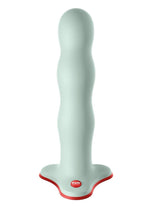Load image into Gallery viewer, Bouncer Silicone Rumbling Dildo with Weighted Balls - Green
