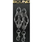 Bound Nipple Clamps C3 - Gray/Grey/Gun Metal/Metal