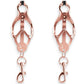 Bound Nipple Clamps C3 - Metal/Rose Gold