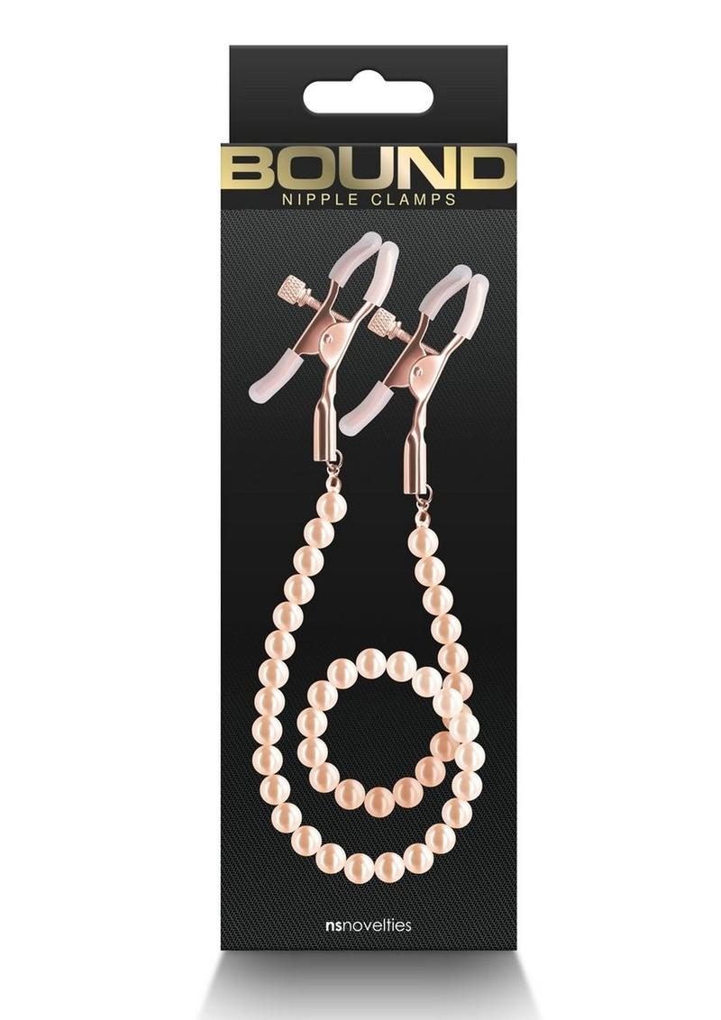 Bound Nipple Clamps Dc1 - Metal/Rose Gold