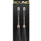 Bound Nipple Clamps T1 - Black/Metal/Rose Gold